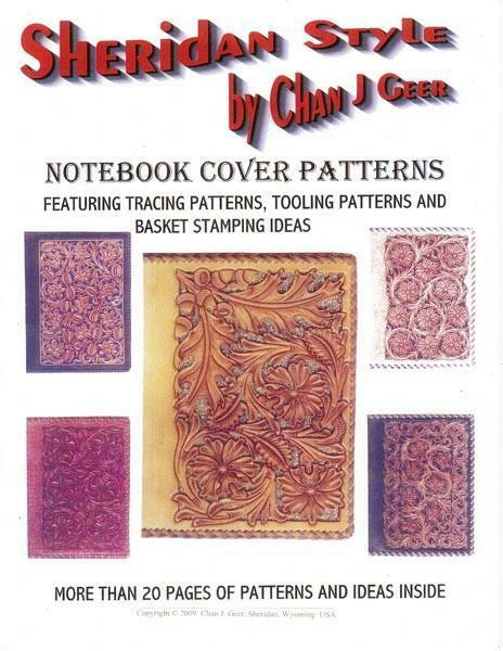 Sheridan Style Notebook Cover Patterns By Chan Geer (leather Pattern Pack)
