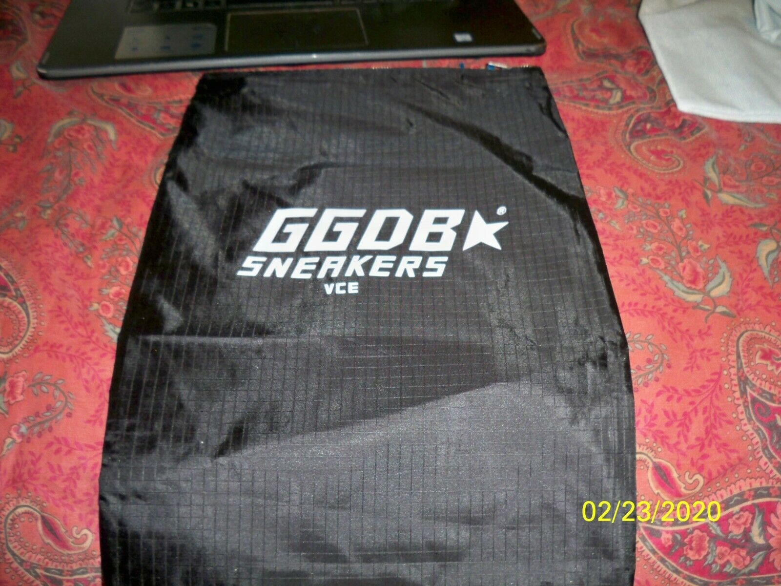 Ggdb Golden Goose Deluxe Brand Sneaker Dust Bag, 15" X 11.25" Black