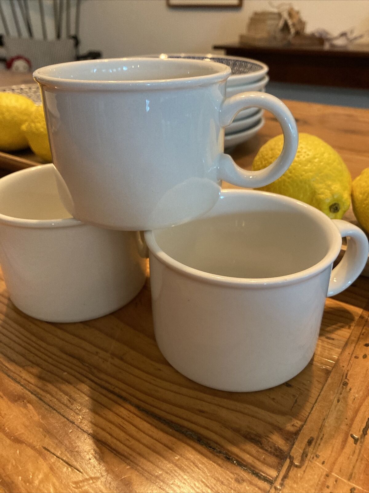 Vintage Stonehenge Midwinter England Ceramic Coffee/tea Mugs-white 3.5”x2.5”