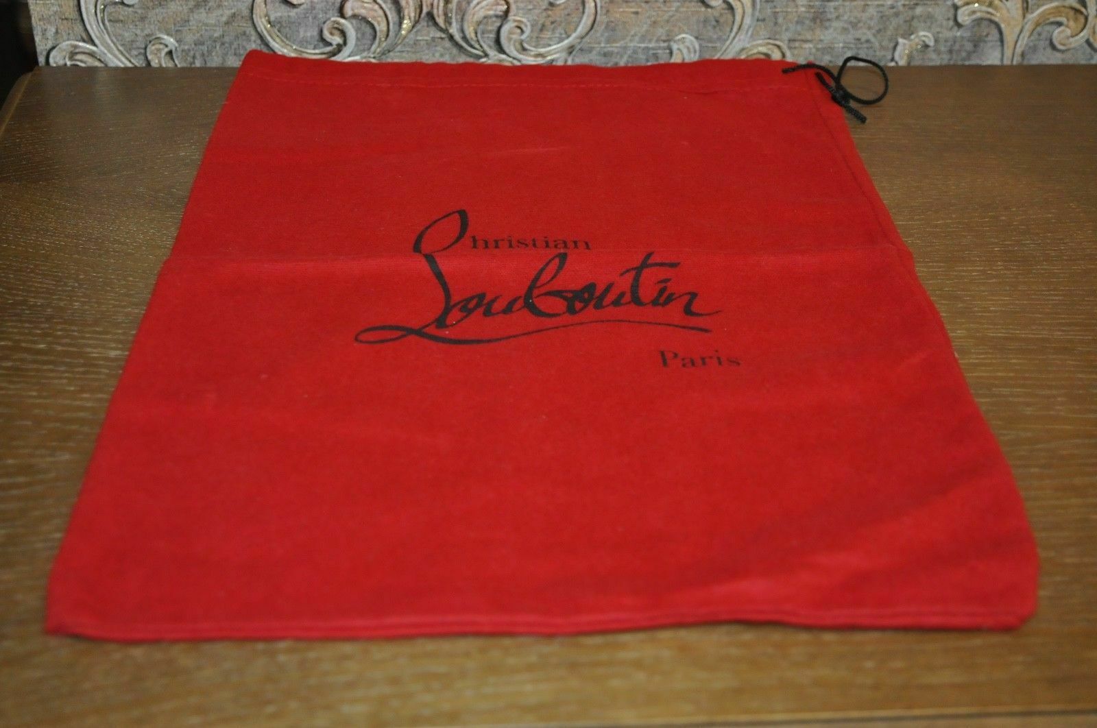 Authentic New Christian Louboutin Red Dust Bag,size 15 X 11 Inch