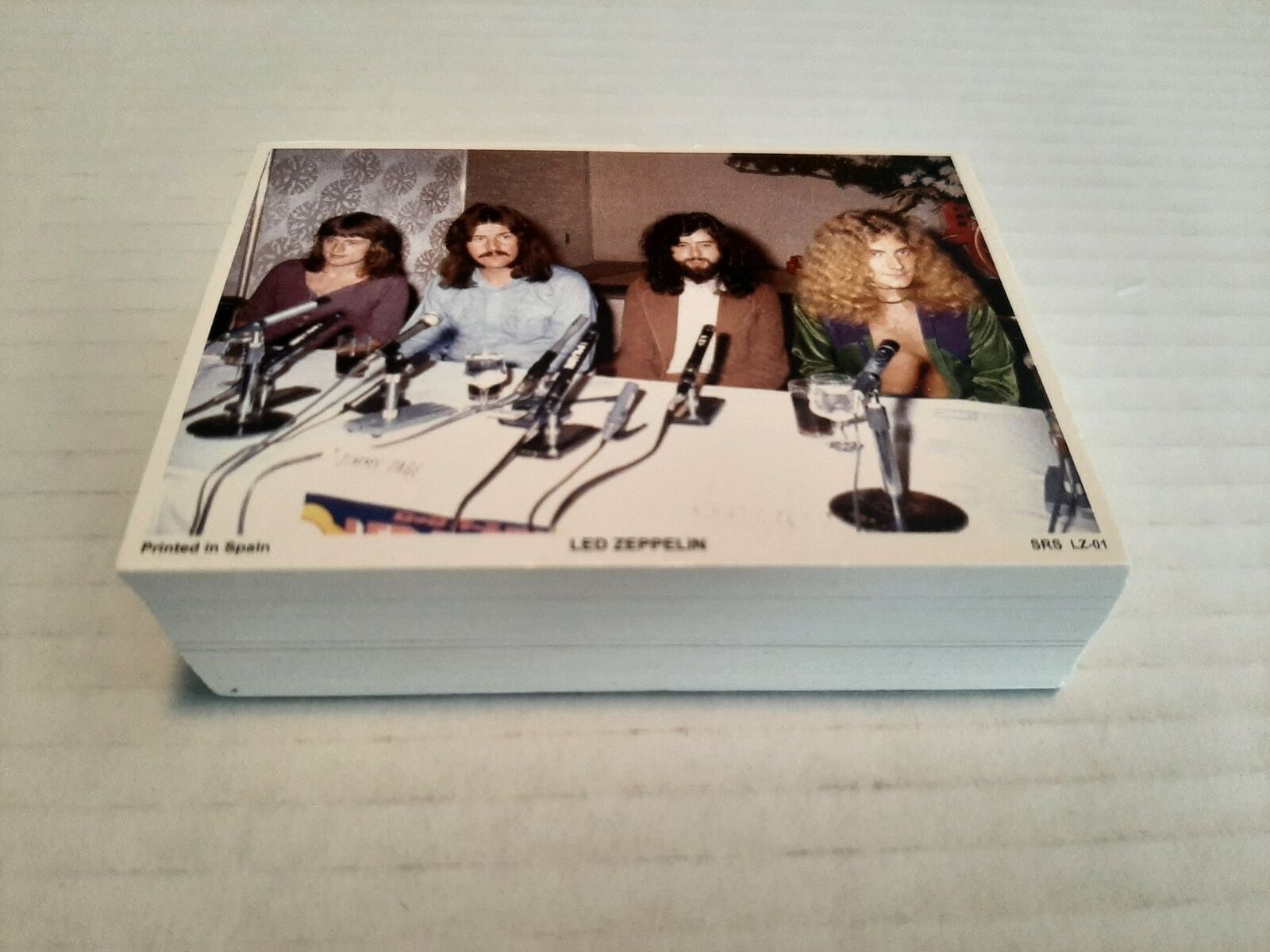 1980's Htf Pop Rock Led Zeppelin 50 Different Spain Trading Card Set Shelf Z6
