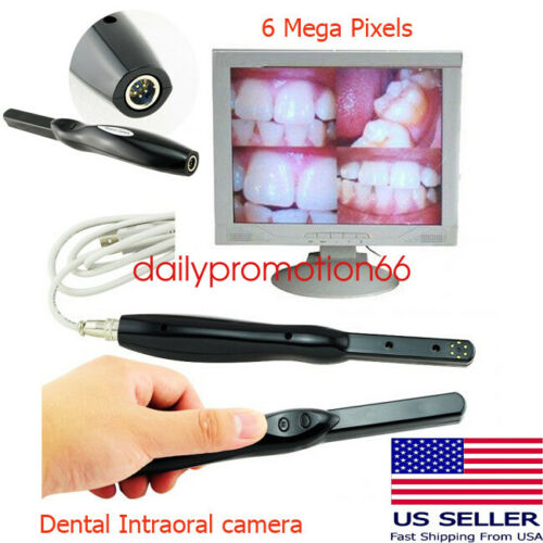 Dental Usb 2.0 Intra Oral Camera Exam 6 Mega Pixels 6-led Clear Image + Software