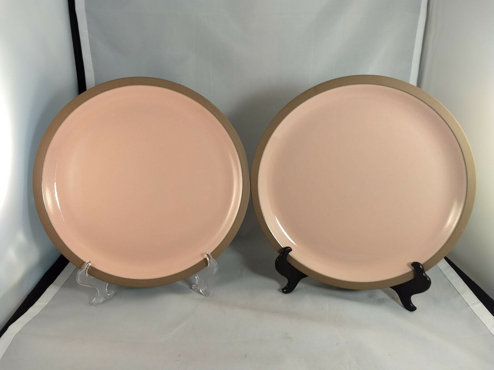 Set Of 2 Midwinter Coral Sands Dinner Plates