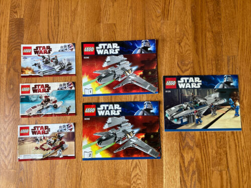 Lego Star Wars Instruction Manuals (production Year 2010) Lot Of 5