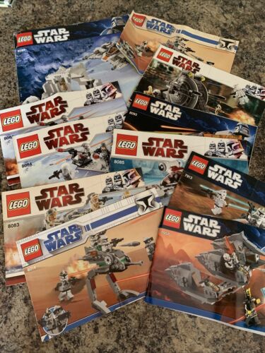 Lego Instruction Manuals Lot Star Wars