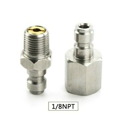 Us,paintball 1/8 Npt Quick 8mm Male Coupler Plug Fitting Pcp Filling Connector//