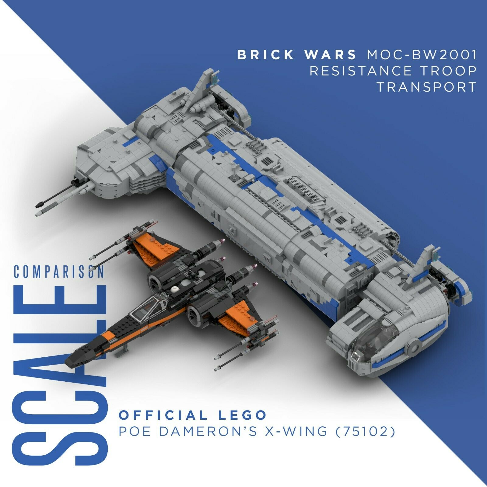Lego Star Wars Moc Instructions Resistance Troop Transport Ship (no Parts)