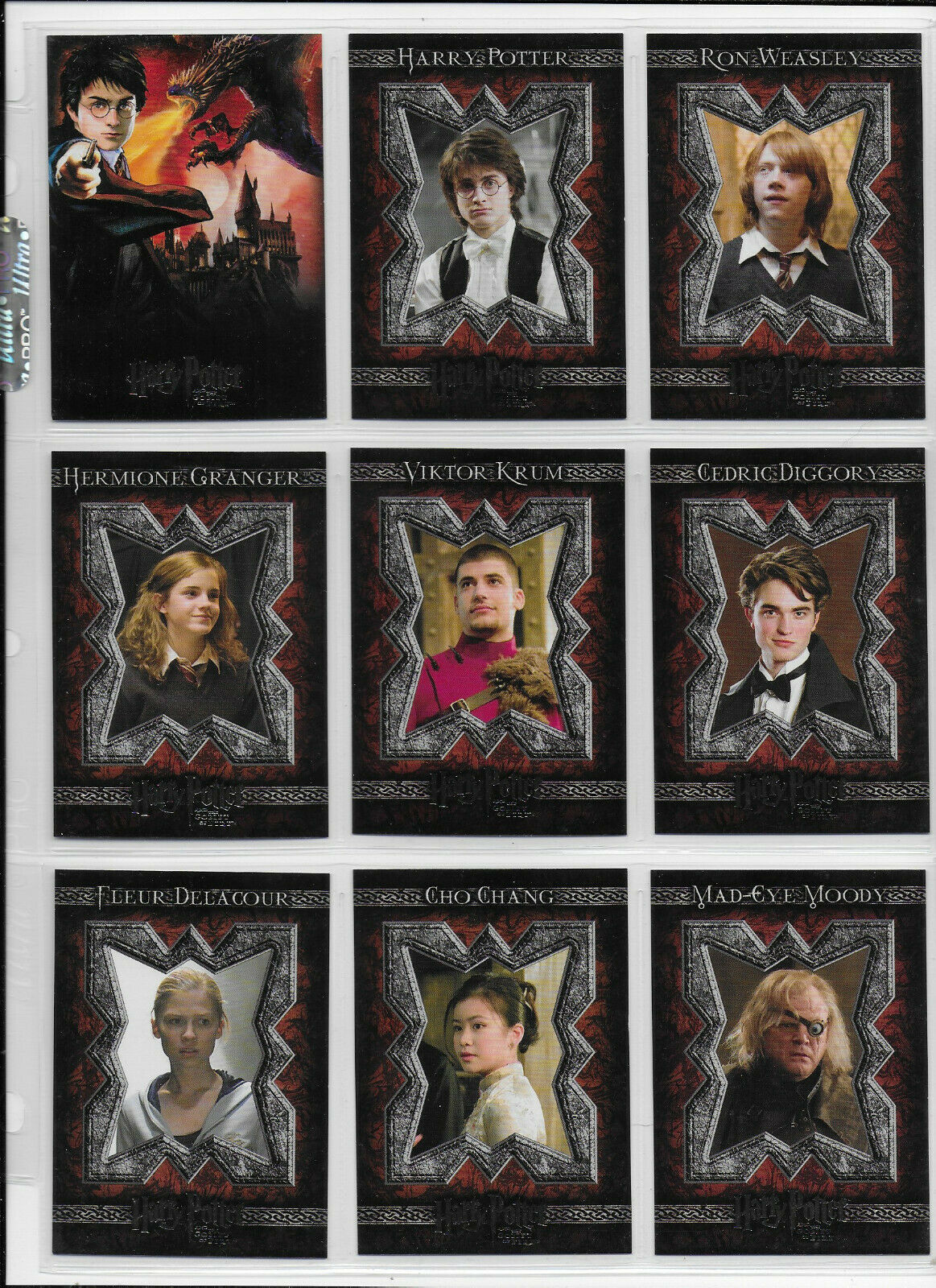 Harry Potter And The Goblet Of Fire Trading Card Base Set 90 Cards