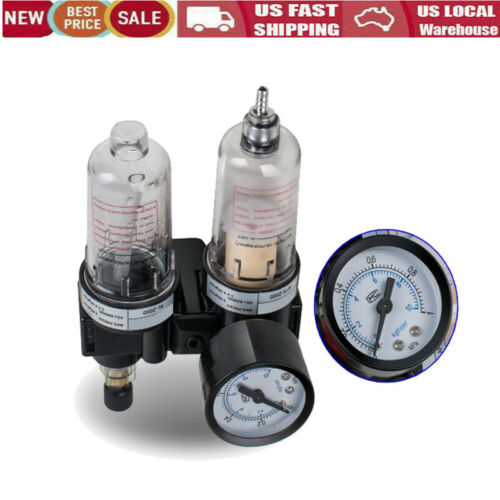 Air Pressure Regulator Oil/water Separator Trap Filter Airbrush Compressor Fda