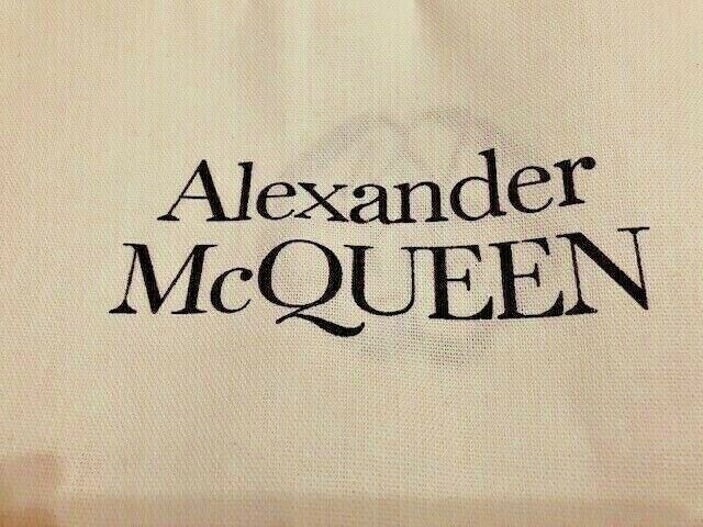 A Single (1) Alexander Mcqueen Dust Bag Travel Shoes  17 In X 14 In Cream Color