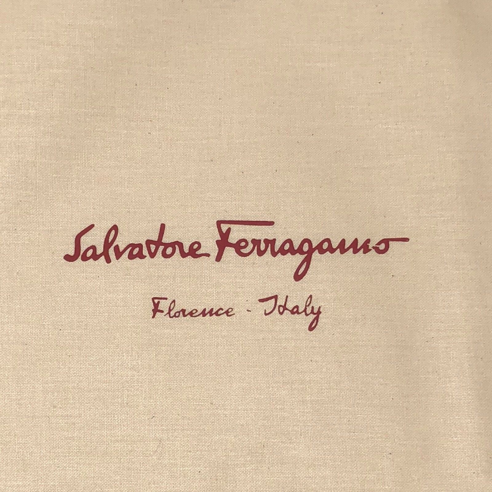 New Ferragamo Italy Men's Women Two Shoe Dust Storage Bag 8"(20cm)x 17"(43cm)