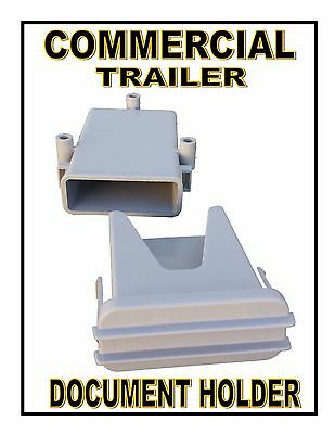 Truck Trailer Document Holder W/ Quick Release Locks