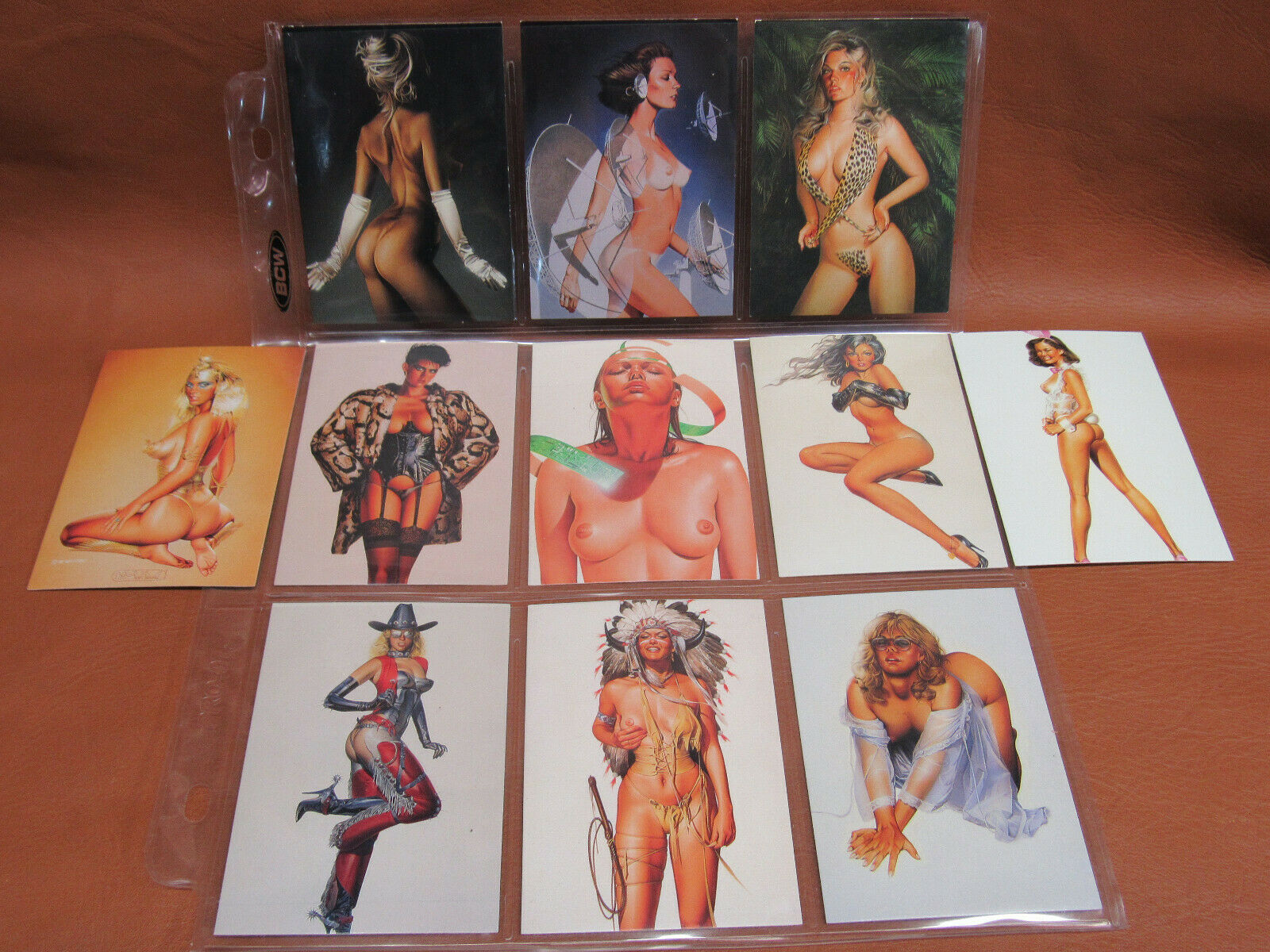 Lot 11 Sexy Robots & Pinup Girls Collector Cards Hajime Sorayama