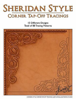 Sheridan Style Corner Tap-off Tracings - 88 Leather Patterns By Jim Linnell
