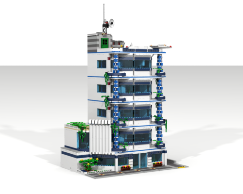 Lego Modular Instruction Moc: St.thomas Hospital New