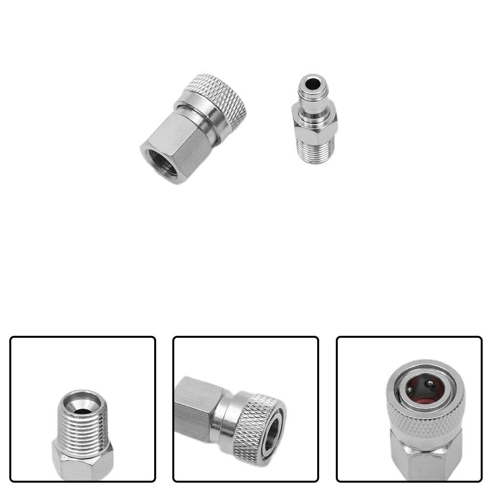 Paintball Pcp 8mm Quick-release Disconnect Coupler 1/8npt Fitting Male & Female