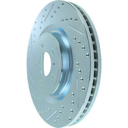 Centric 227.42100r Disc Brake Rotor Drilled And Slotted Right