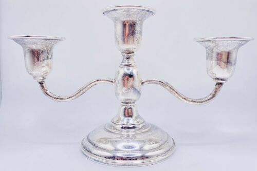 Antique Elgin Silversmith Co. Sterling Silver Small Candelabra