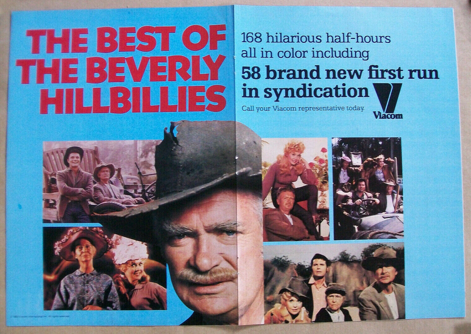 Buddy Ebsen The Best Of The Beverly Hillbillies 1982 Ad- All In Color/ 2 Page Ad