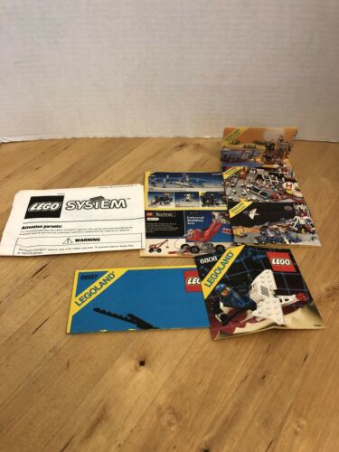 Lego Toys Instruction Manual Book Vintage Building Toys Inserts