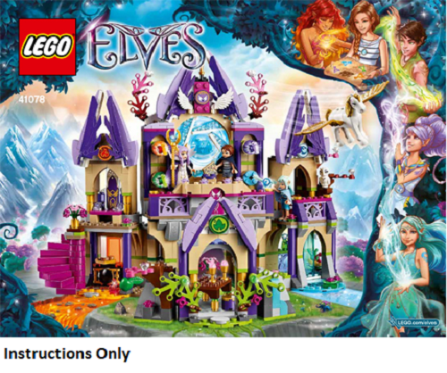 New Instructions Only Lego Skyra's Mysterious Castle 41078 Book From Set