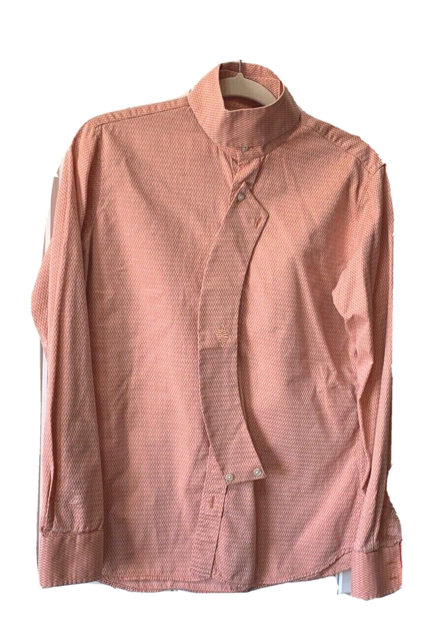 Essex Signature Collection Hunt Show Shirt Ratcatcher Orange Cotton 38 8 10 M