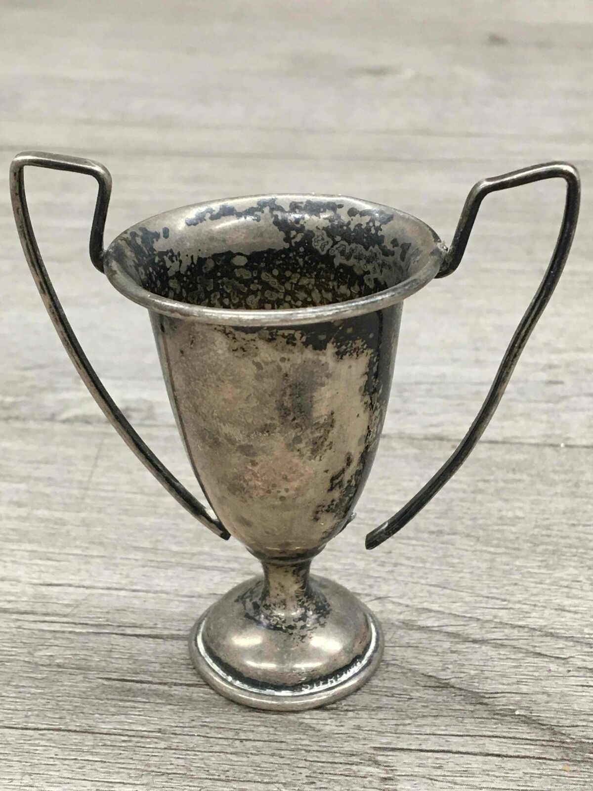 2.5" Miniature 925 Sterling Silver Trophy Cup